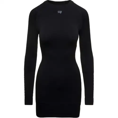 Balenciaga Logo Motif Printed Energy Accumulator Dress