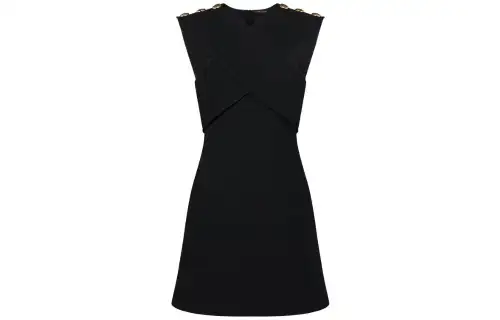 LOUIS VUITTON Crossover Bust Dress