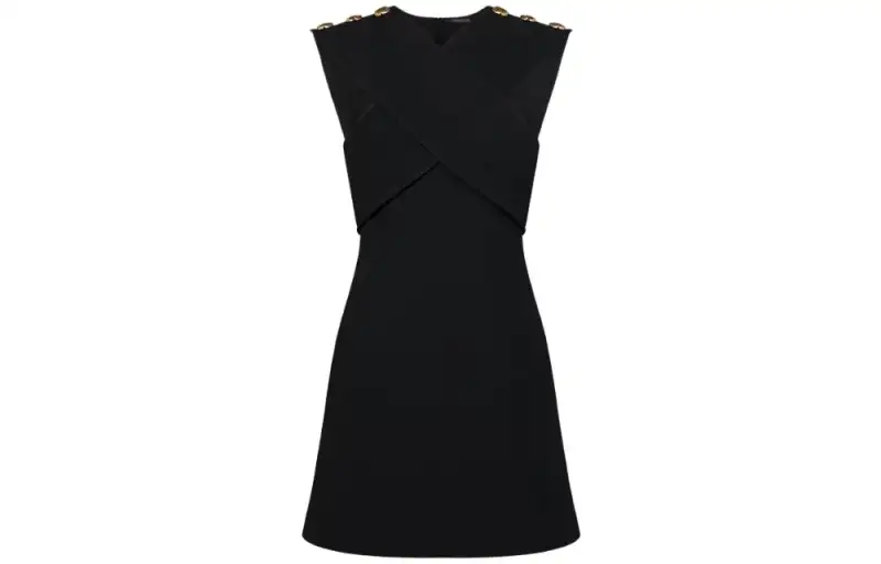 LOUIS VUITTON Crossover Bust Dress