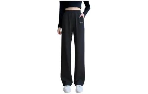 Li Ning Knitted Sweatpants Women's Standard Black