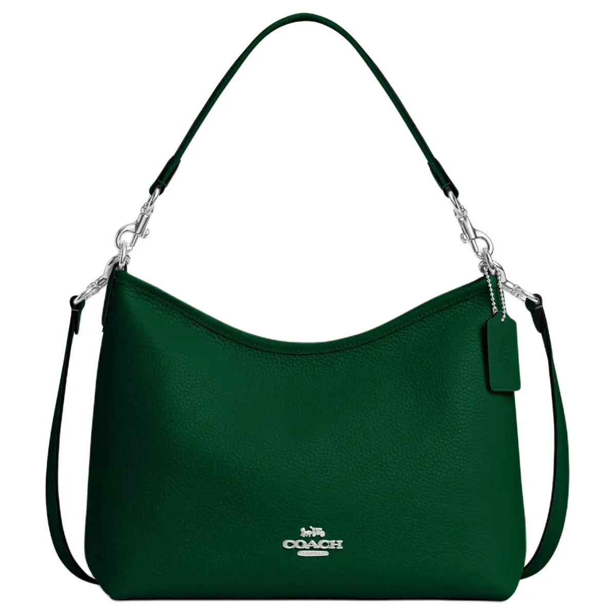 COACH Laurel Leather One Shoulder Handbag Large Women's Green