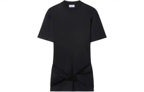 OFF WHITE Knotted Detailed Crewneck T Shirt