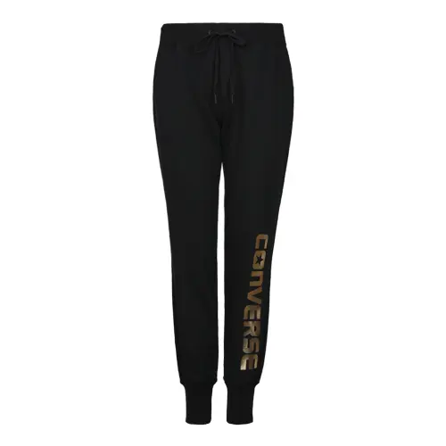 Converse Knit Bottom Knitted Sweatpants Women's Ink Black