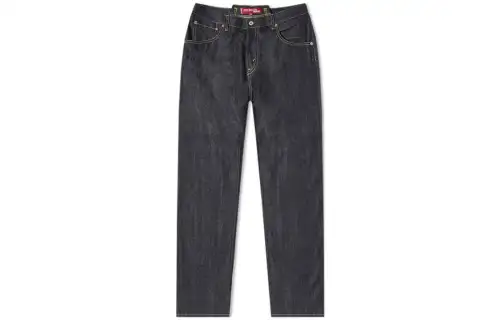 MIU MIU Jeans Men's Black Moderate Straight Fit Pants