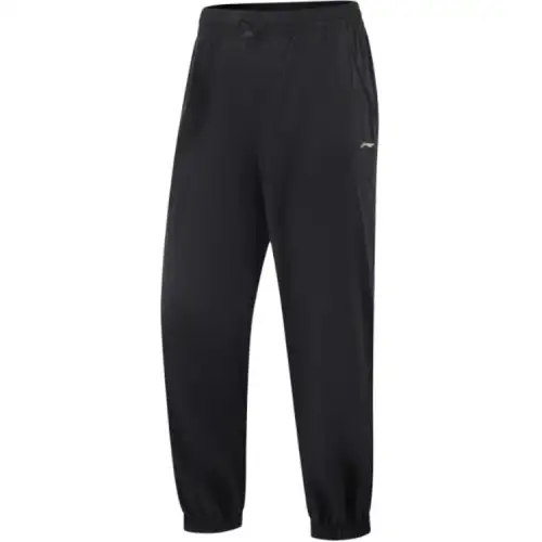 Li Ning Fitness Series Knitted Sweatpants Women's Black