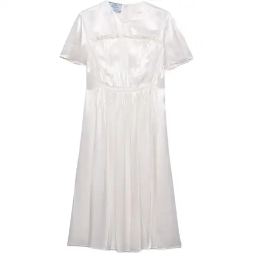 Prada satin midi dress