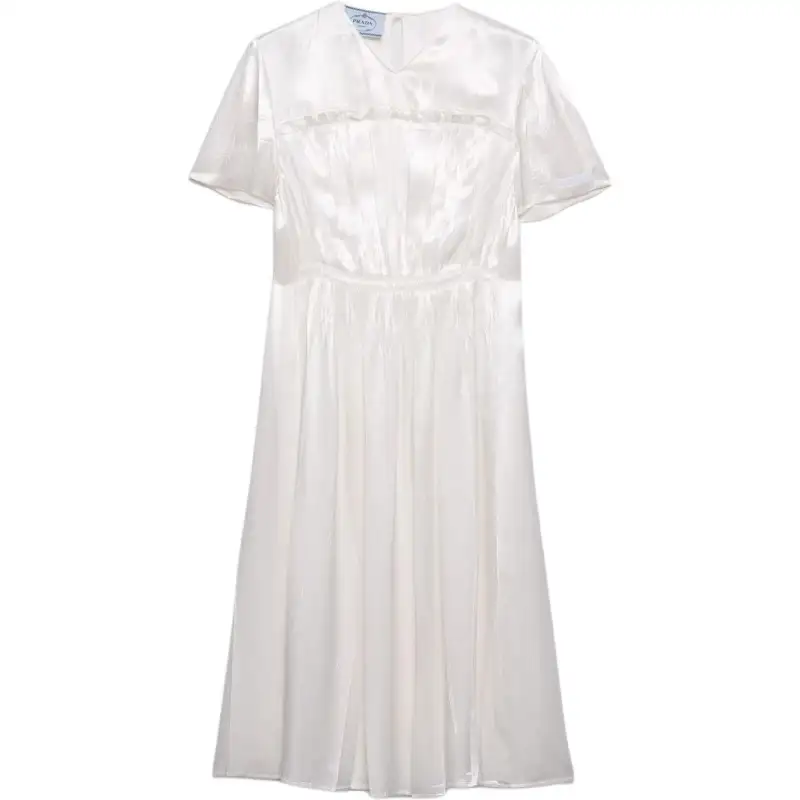 Prada satin midi dress