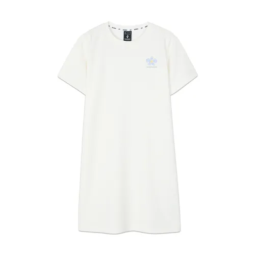 Skechers SS24 Short Sleeved Dress Women's Marshmallow White