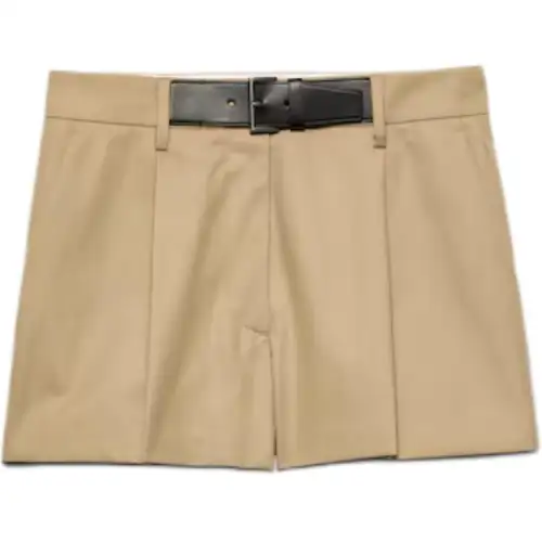 PRADA FW24 Casual Shorts Women's Gray Rope
