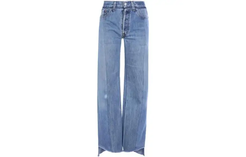 Vetements Jeans Women's Blue Moderate Other