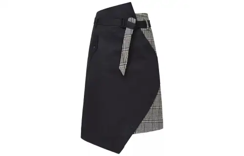 EVISU Casual Long Skirts Women's Moderate Mid Length A Line Skirt