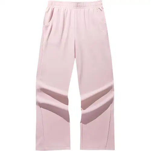 Anta Variety Training Collection Knitted Sweatpants Women's Soft Pink