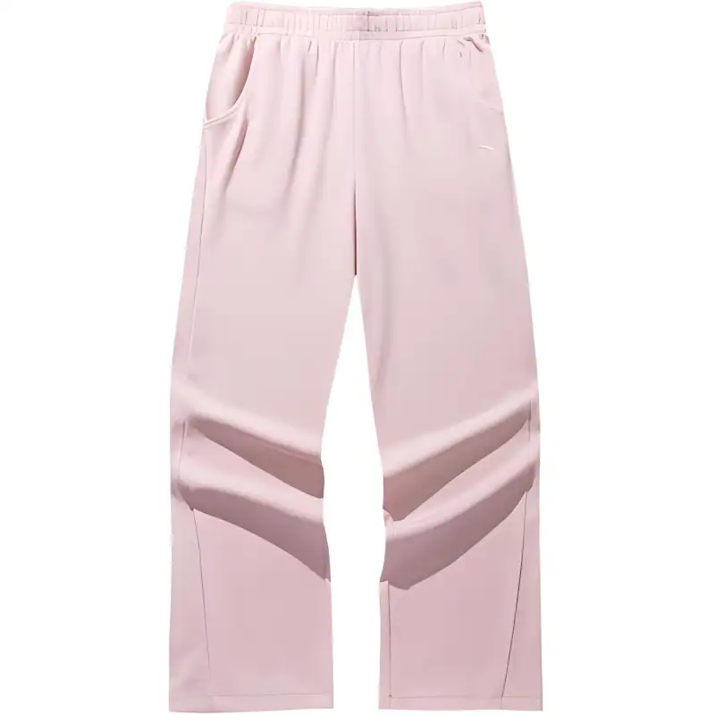 Anta Variety Training Collection Knitted Sweatpants Women's Soft Pink