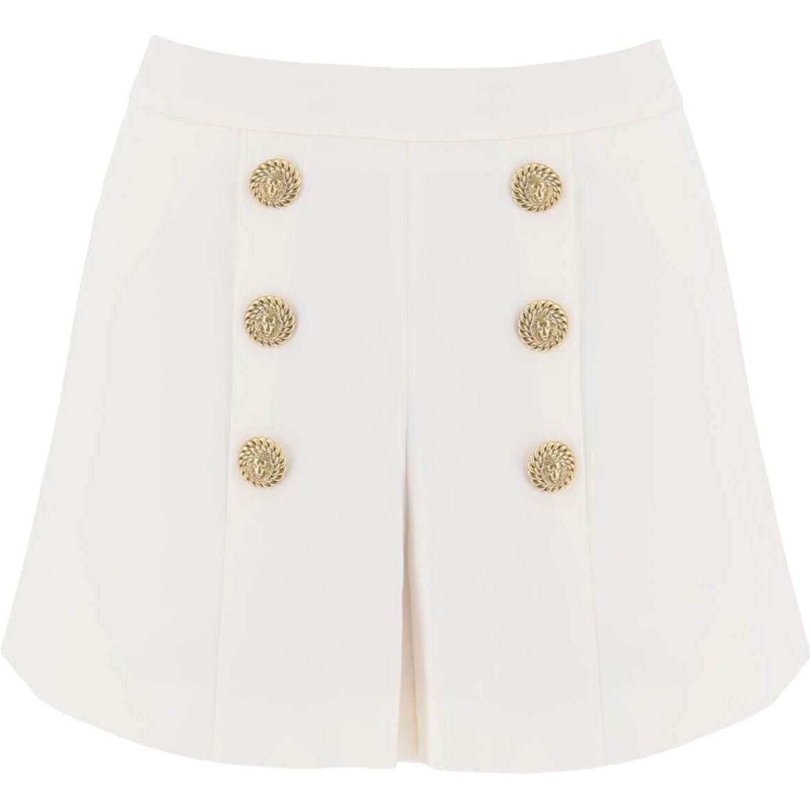 Женские шорты Balmain Buttoned Shorts (белые)