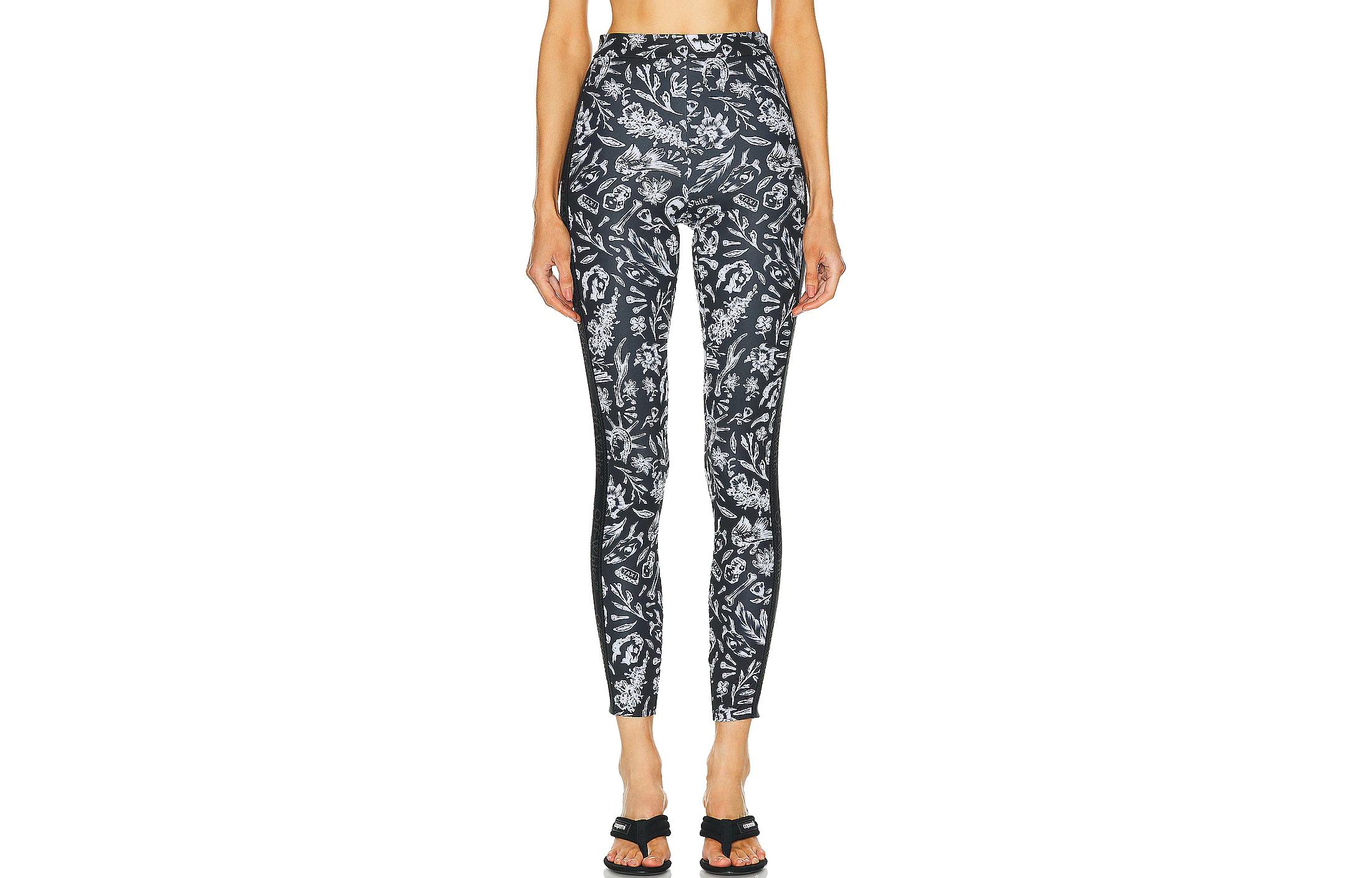 OFF-WHITE Tattoo-print Performance Leggings