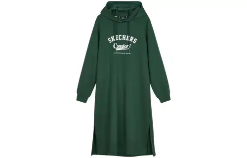 Skechers Colorful Long Sleeved Dress Women's Pine Green