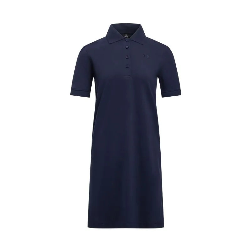 Under Armour SS25 Short Sleeved Dress Women's Navy Blue 410