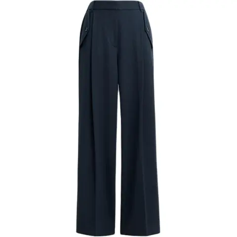 COACH SS24 Suit Pants Women's Marine Blue
