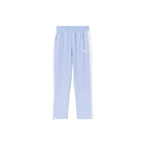FILA Knitted Sweatpants Women's Blue White