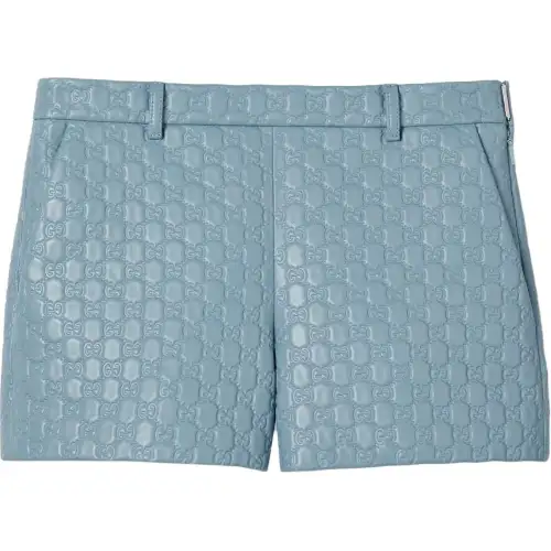 GUCCI FW24 Casual Shorts Women's Light Blue