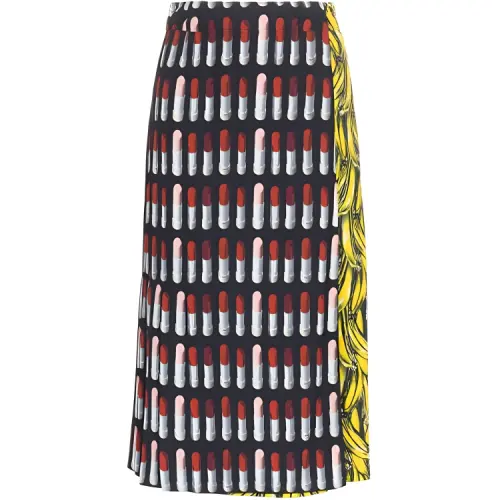 PRADA Casual Long Skirts Women's Multicolor Moderate Long A Line Skirt