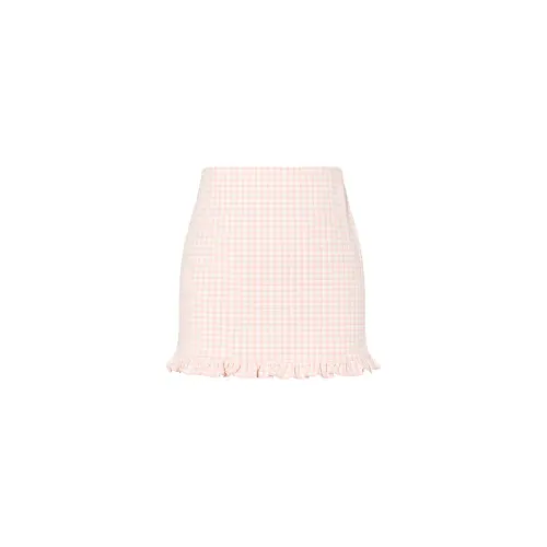 MIU MIU SS22 Casual Short Skirts Women's Pink