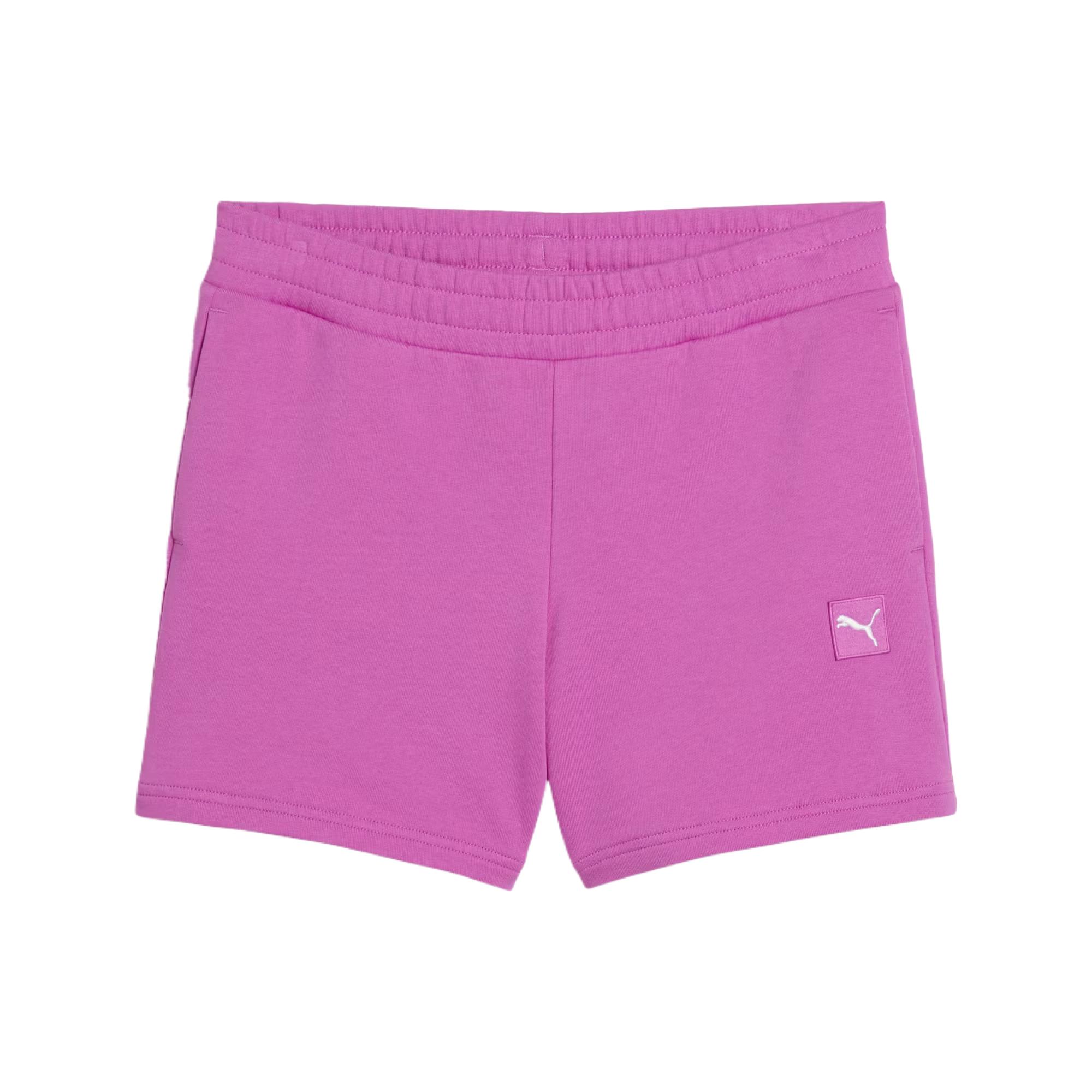 PUMA Shorts Para Mujer Essentials Elevated De Tiro Medio De 5 Pulgadas