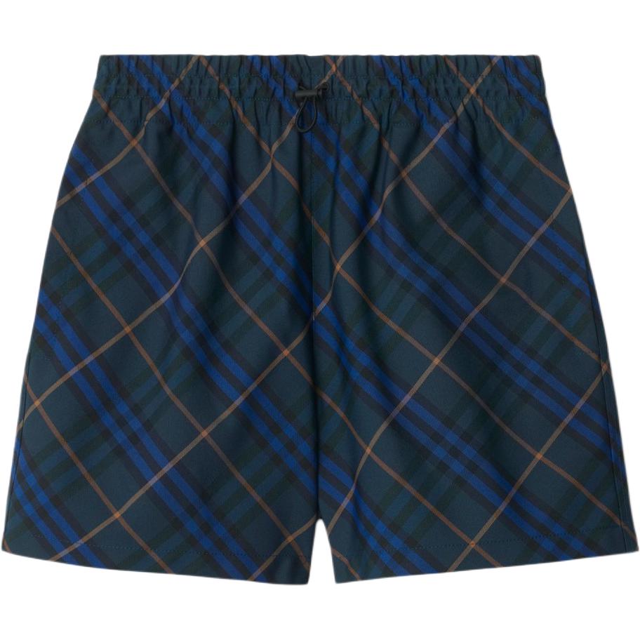 Женские шорты Burberry Checked (зеленые)