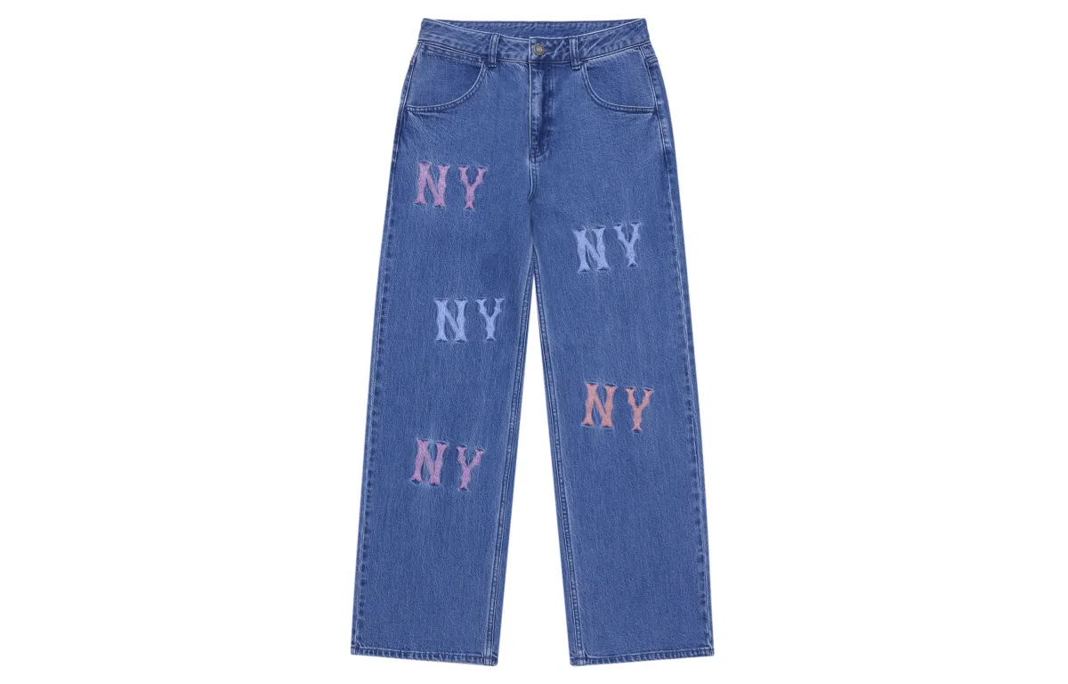 MLB Fashion Sports Collection New York Yankees 24FW Jeans Women's Indigo