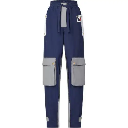LOUIS VUITTON x MEIZHOUBEI SS24 Cargo Pants Women's Multicolor
