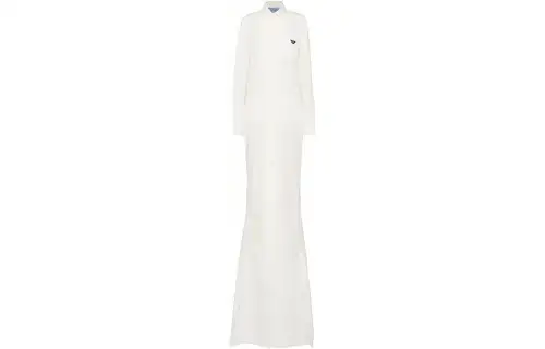 PRADA Long Sleeved Dress Women's White