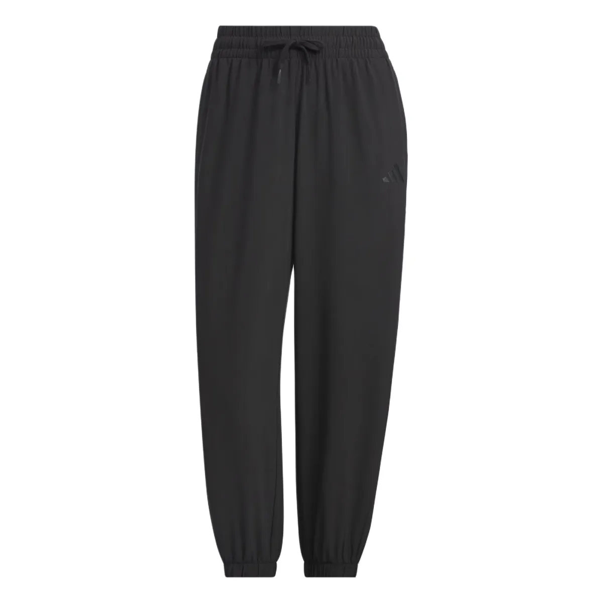 Adidas 3 Stripes Knitted Sweatpants Women's Black/White