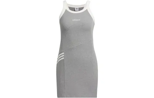 Adidas Originals Sleeveless Dress Japan Version Women's Gray