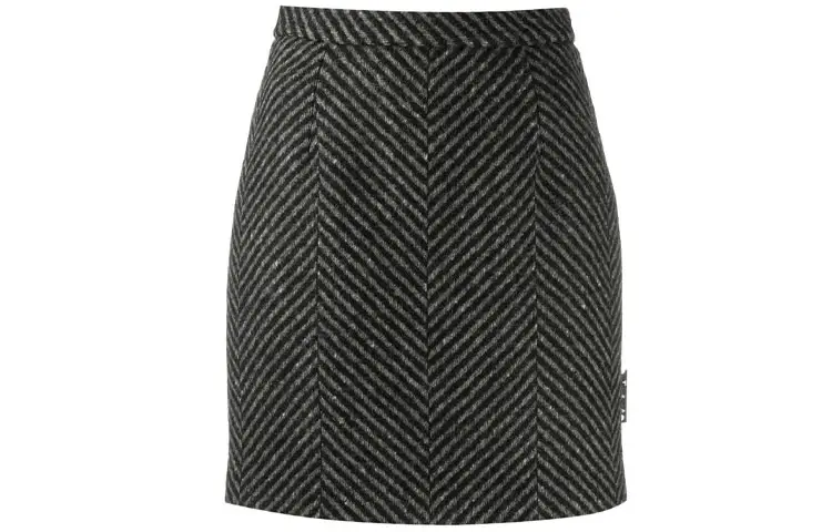 OFF WHITE Twill Mini Skirt