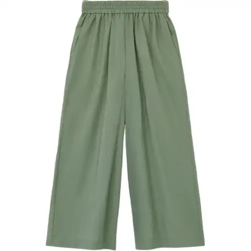 LOEWE Paula's Ibiza Casual Pants Women's Gray Green