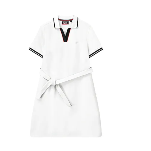 FILA Short Sleeved Dress Women's Standard White