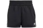 Adidas Originals 3 Stripes Casual Shorts Japan Version Women's Black