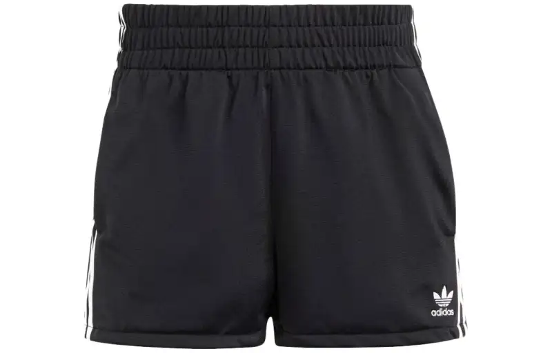Adidas Originals 3 Stripes Casual Shorts Japan Version Women's Black