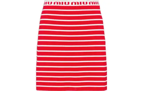 MIU MIU SS22 Casual Short Skirts Women's Red