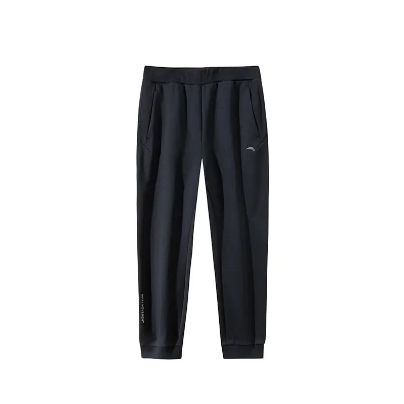 Anta Variety Training Collection Knitted Sweatpants Women's Basic Black