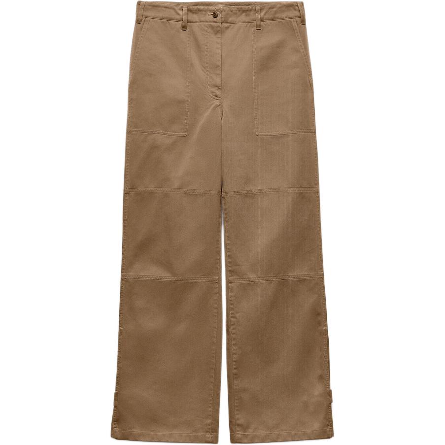 PRADA FW25 Casual Pants Women's Mud Gray