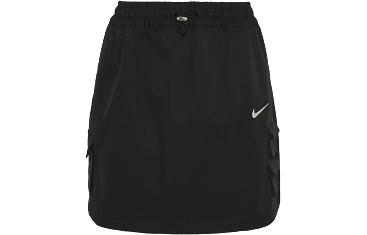 Женская юбка Nike Sportswear Swoosh (черная) — фото 1
