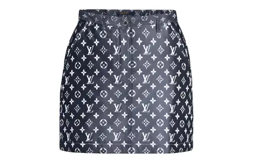 LOUIS VUITTON New Quarterly Products Of LV Casual Short Skirts Women's Black