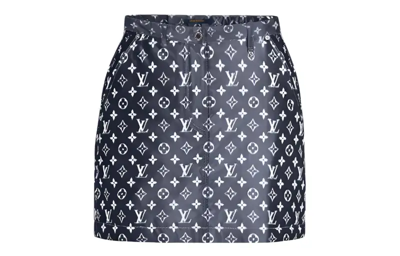 LOUIS VUITTON New Quarterly Products Of LV Casual Short Skirts Women's Black