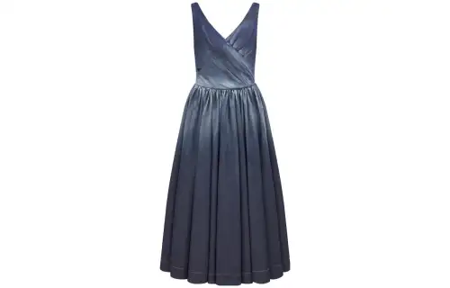 DIOR Sleeveless Dress Women's Blue