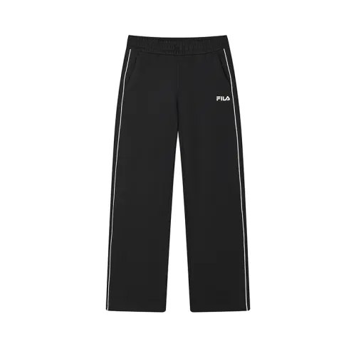 FILA ORIGINALE Knitted Sweatpants Women's Jet Black