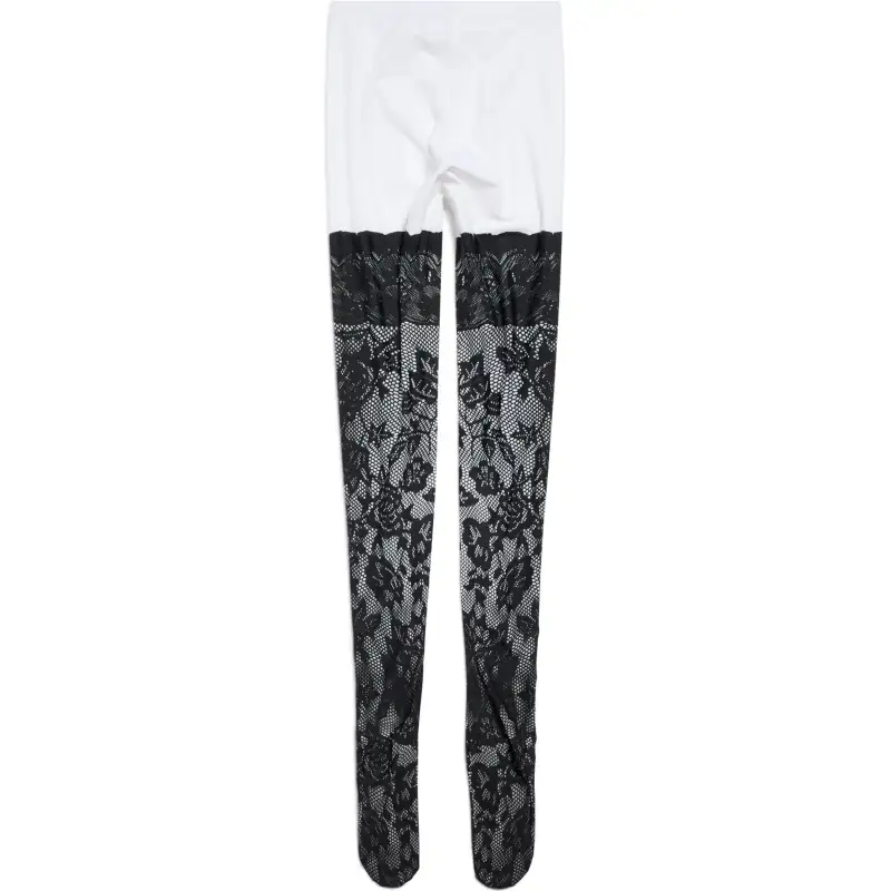 Balenciaga FW24 Leggings Women's Black White