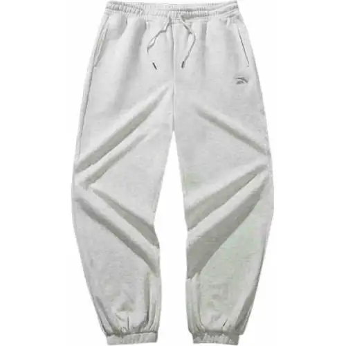 Anta Lifestyle Collection Sports Lifestyle Collection Solid Color High Rise Lace Up Fleece Lined Thermal Elastic Cuff