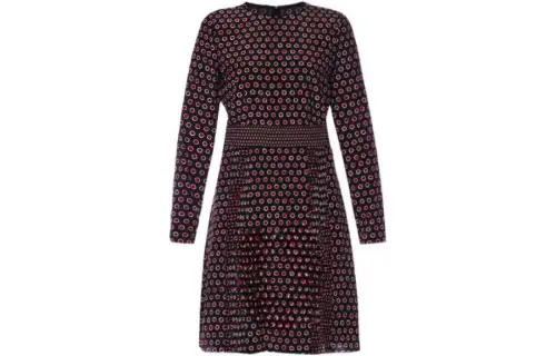 Burberry FW23 Long Sleeved Dress Women's Black