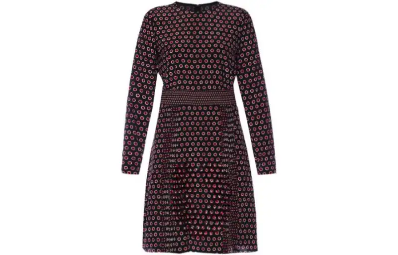 Burberry FW23 Long Sleeved Dress Women's Black
